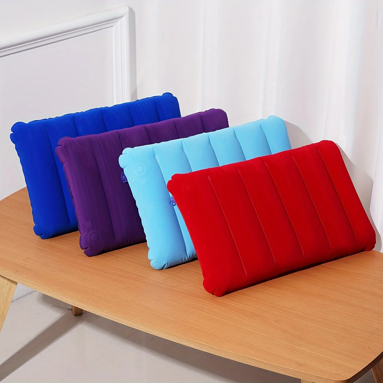 1PC Inflatable Square Pillow For Outdoor Camping Business Travel Portable Comfortable Pillow Cushion Neck Pillow