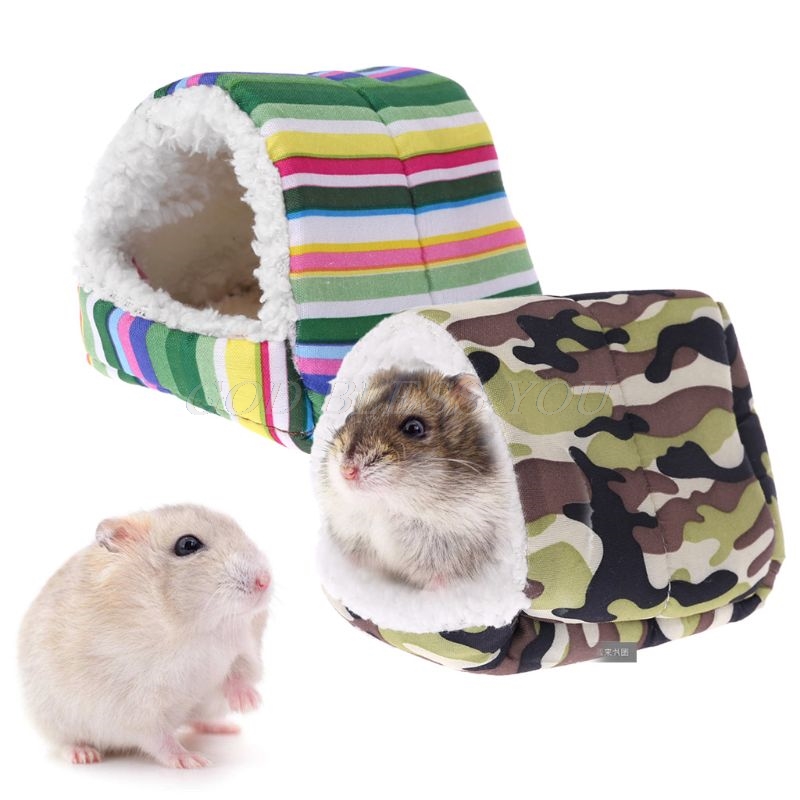 Polaire Hamster Cage cochon d'inde tapis de couchage lit coussin petit Animal maison directe