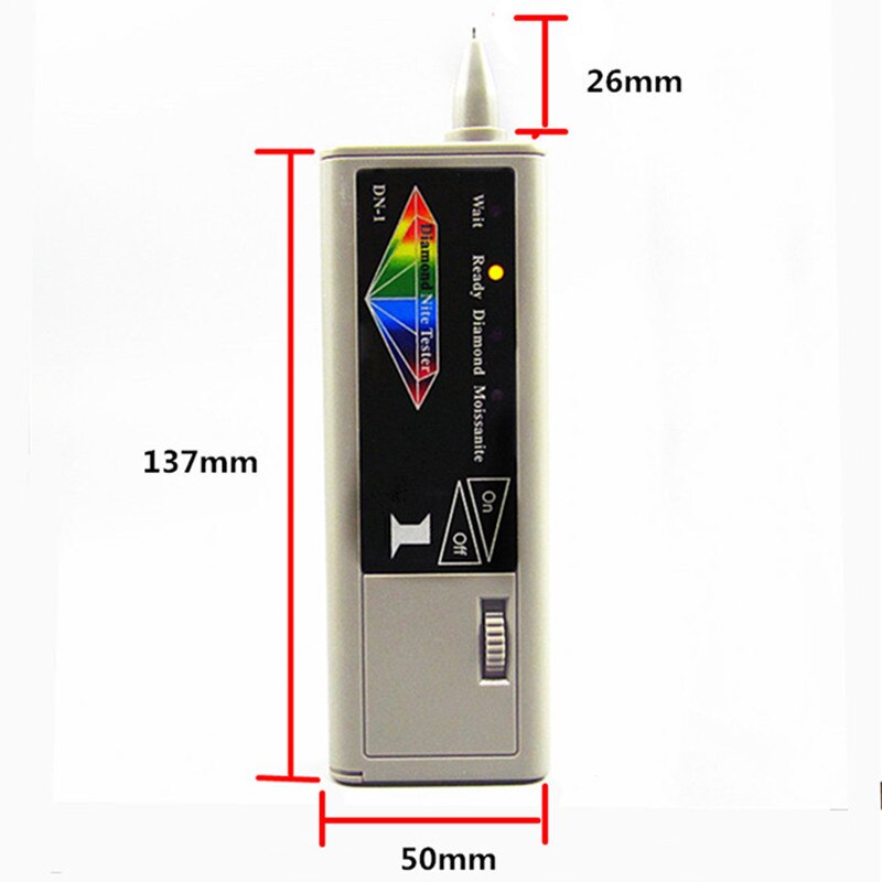 Testeur de diamants Portable électronique diamant testeur stylo Appareils d'essai de dureté Testeur de diamants Portable électronique diamant testeur stylo Appareils d'essai de dureté
