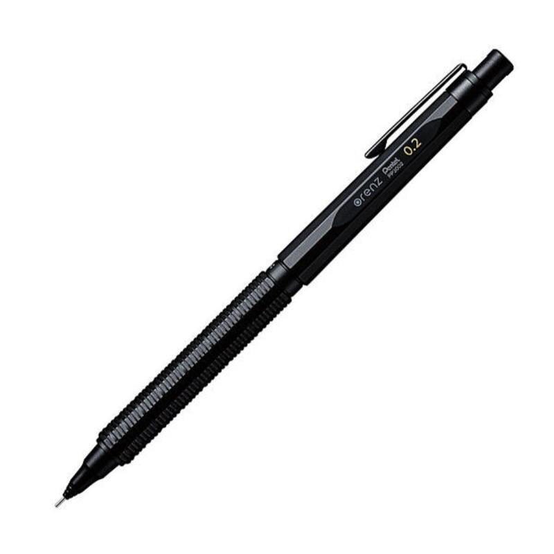 PENTEL PP3003-A Metal Mechanical Pencil, Anti-breaking, Automatic Core, Retractable Nib, Low Center of Gravity Drawing: 0.2mm