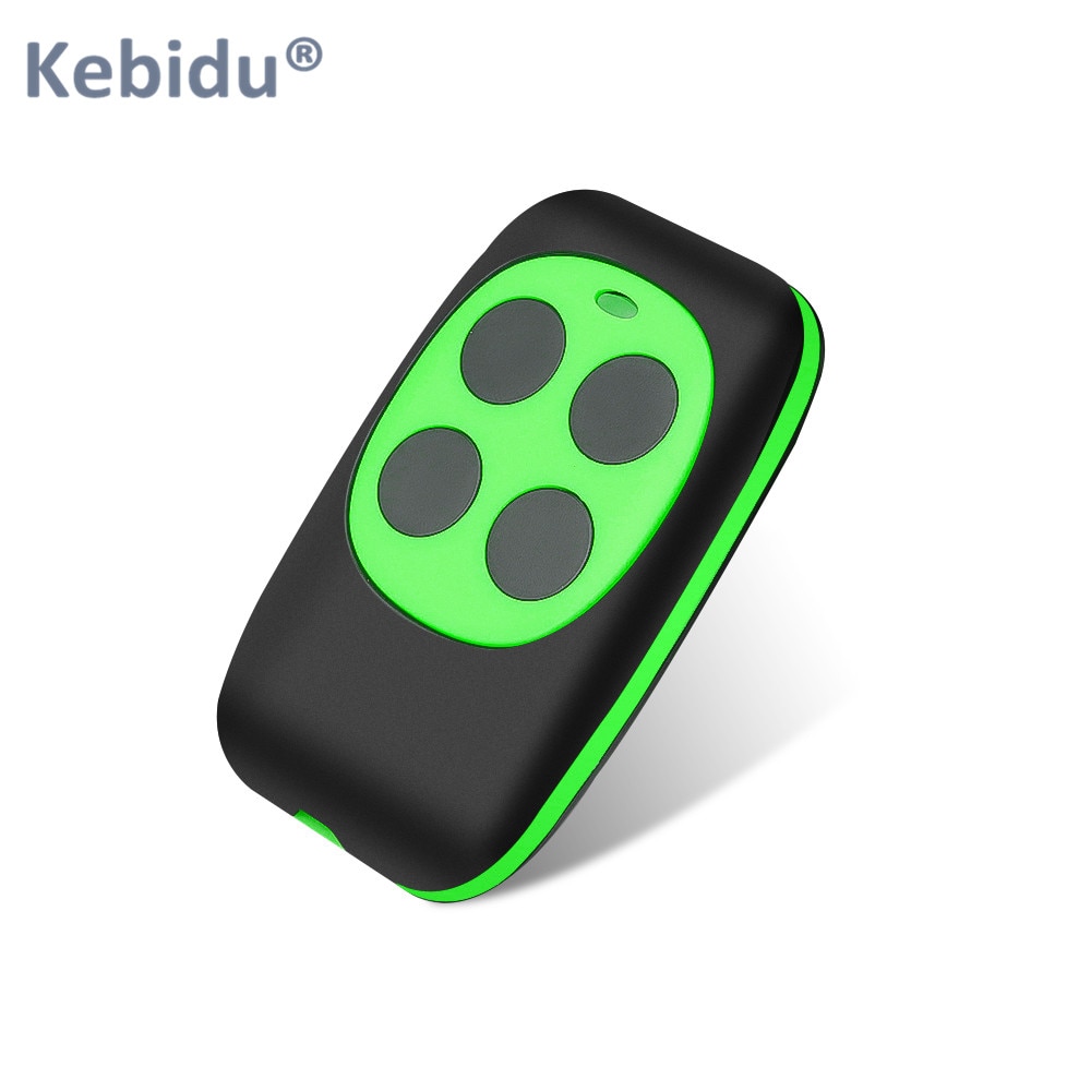 KEBIDU – télécommande sans fil 433.92Mhz, 4 boutons de clonage pour porte de Garage, ouvre-duplicateur de clé automatique: Green