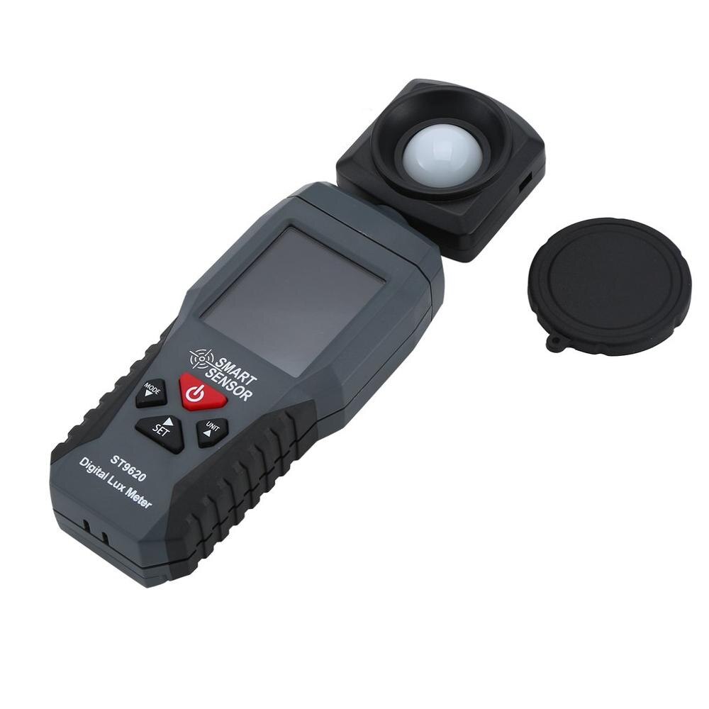 Digital Light Meter 3 Range Photometer Light Detector Spectrometer 1-200,000 High Low Alarm Luminometer ST9620