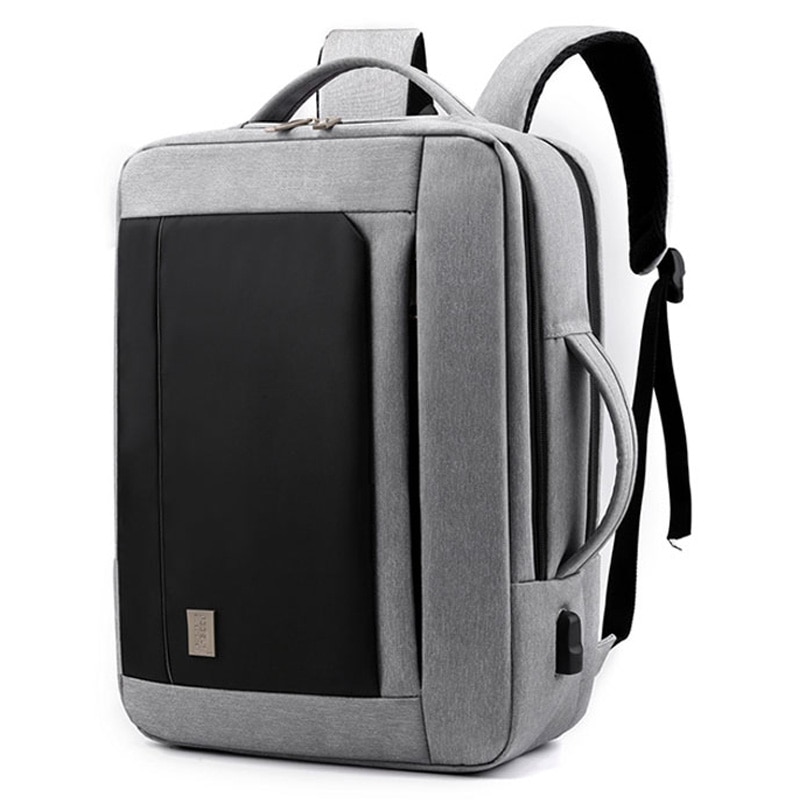 Mochila masculina de negócios casual carga usb computador portátil mochilas grande capacidade anti-roubo à prova dwaterproof água mochila para o sexo masculino