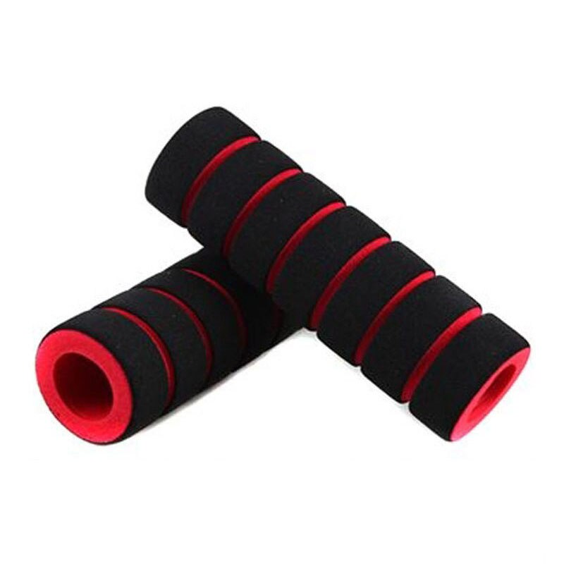 2pc/1 paar racefiets motorfiets stuur schuimrubber grip hoes antislip zacht stuur fiets stuur: Rood