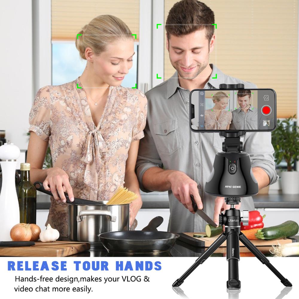 APAI Genie Gesicht Verfolgung Kamera Clever Schießen Selfie Stock 360 ° Drehung Objekt Verfolgung Halfter Gimbal für Vlog Video Rekord