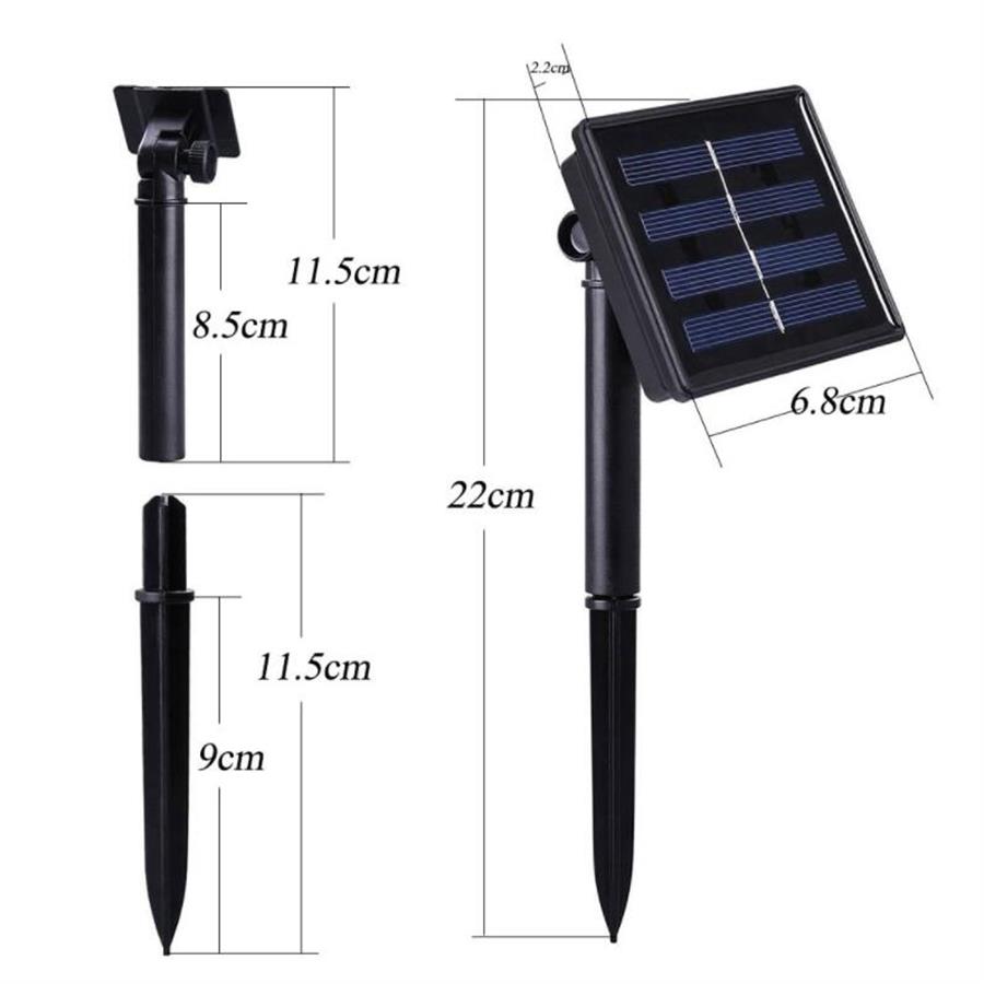Solar julelys 30 led 8 moduser solar øyenstikker fe lys for julefest hage dekorasjoner utendørs solar lampe