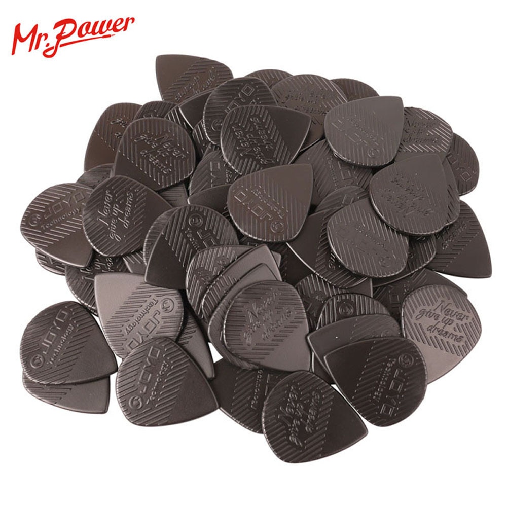 10Pcs JOYO Non-slip Guitar Picks Jazz Plectrum For Electric Acoustic Guitar Bass Folk Yellow Black Anti Wear Durability Plectrum