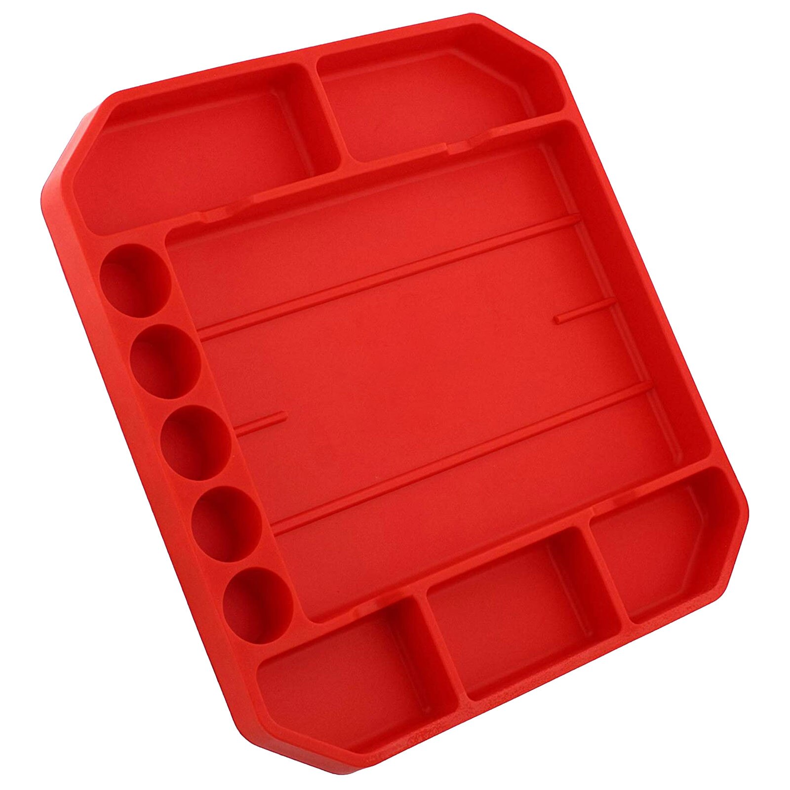 Automotive Non-slip Flexible Silicone Storage Tool Tray Large Tool Organizer: B