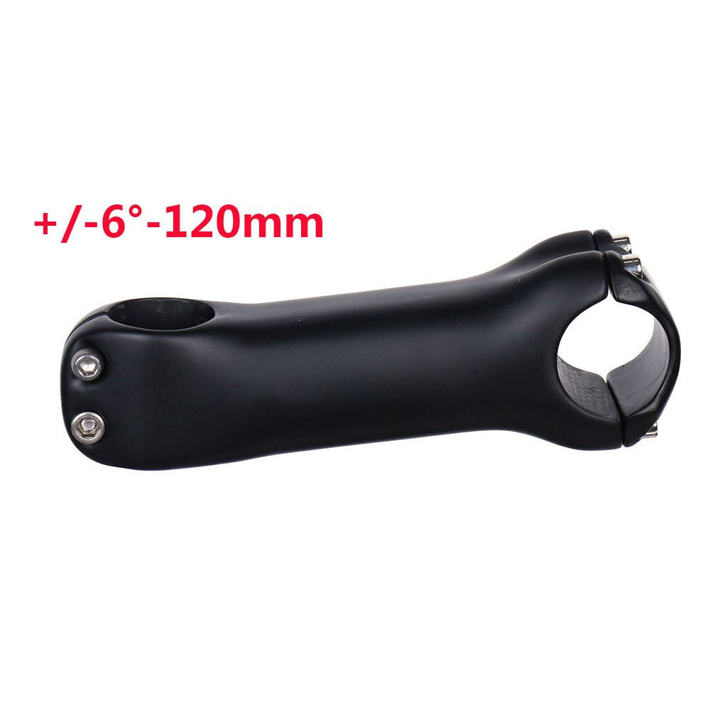 ELITA ONE Bicycle Stem Carbon Fibre MTB/Road Bike Stem 6/17 Degree 31.8MM Handlebar Stem UD/Black 70-130mmmm: 6Degree120mm-2106