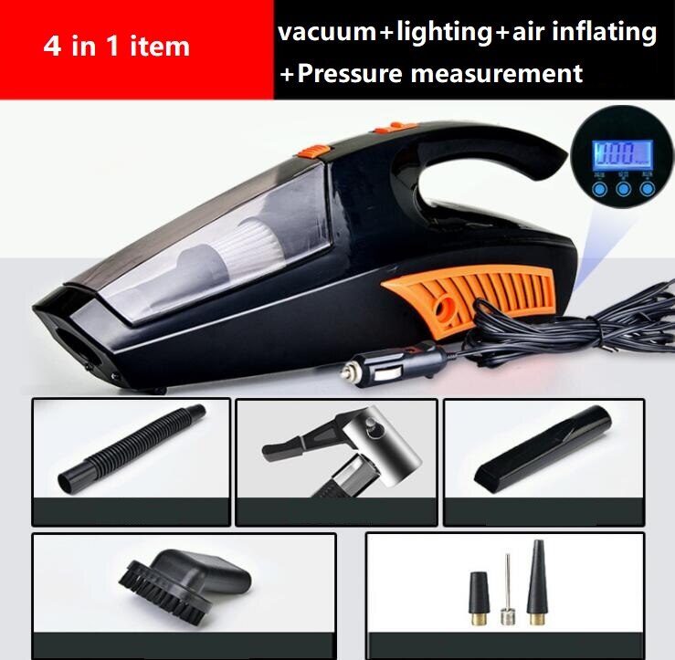 Multi function wireless vehicle vacuum cleaner 4 in 1 home dual purpose car washing vacuum cleaner: 4 in 1 item