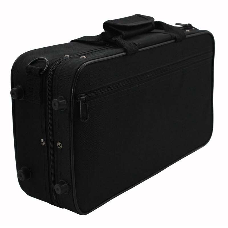 Bolsa de almacenamiento para instrumentos musicales, caja de clarinete de espuma engrosada, con correa para ASA, anti-vidrieras y clarinete de almacenamiento