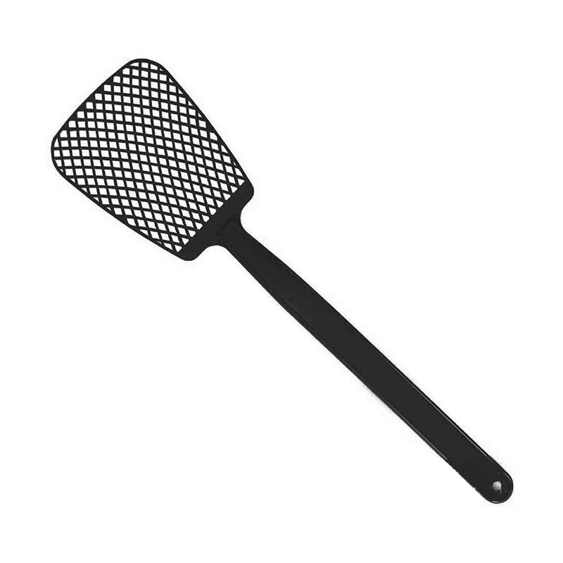 Truth Over Flies Fly Swatter Home Office Daily Portable Fly Swatter Want the Truth Don&#39;t Lie C1: black