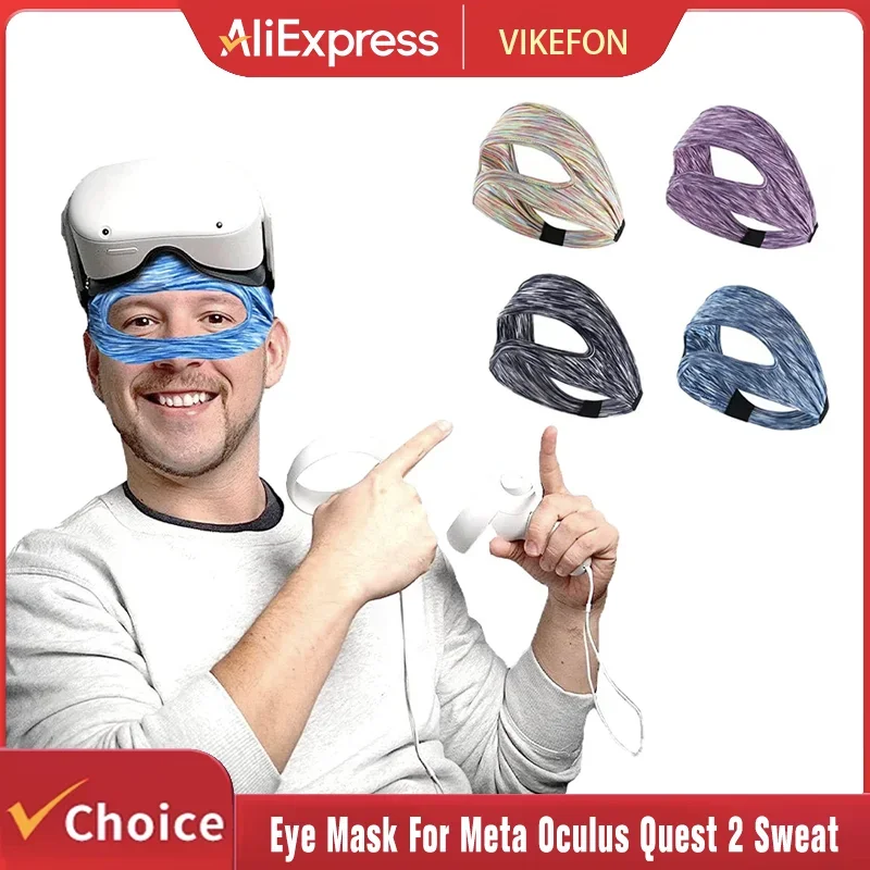Vikefon-silmämaski meta oculus quest 2: lle hikinauha vr-lasien suojus hengittävä virtuaalitodellisuuslaite quest 2: n lisävarusteet
