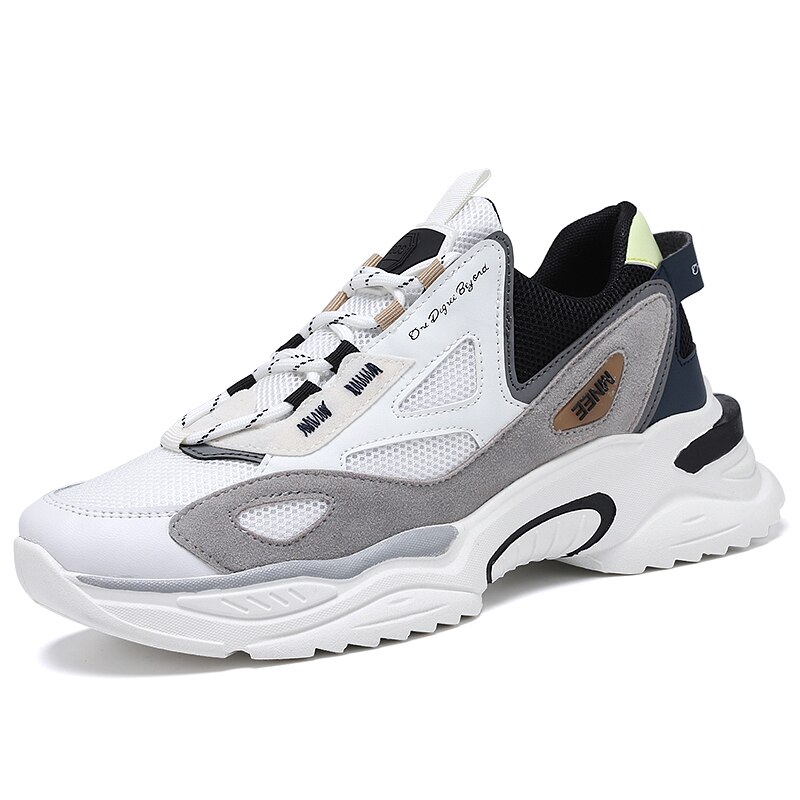 hombres zapatos papá zapatos de running transpirables y ligero zapatillas de deporte otoño deportes nuevos zapatos pasarela zapatos 39-44: Colour 03 / 42