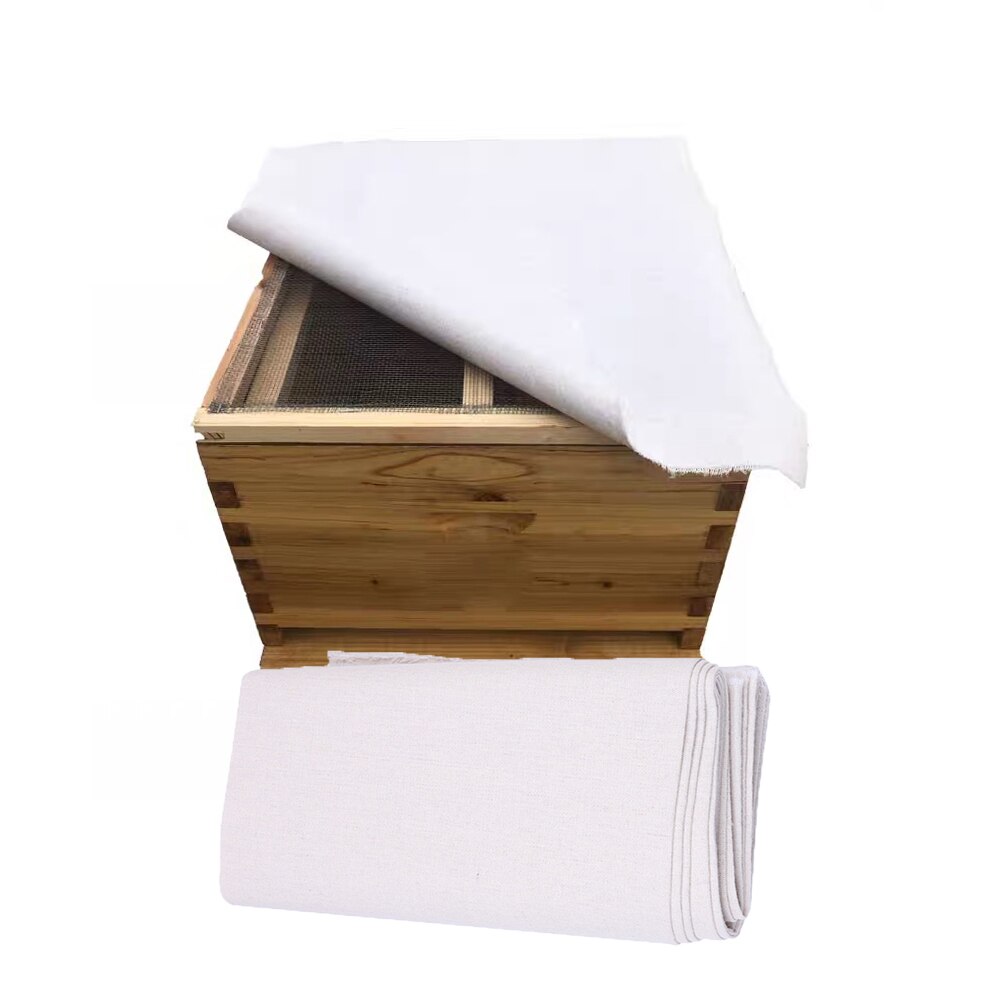 1PCS Cotton Beehive Cover Insulation Beekeeper Beekeeping Accessories Beehive Cloth Supplies Lid Covering Standard size 50X60CM