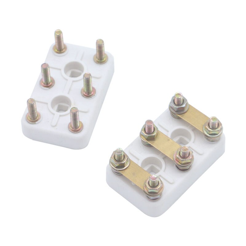 2 pcs Motor Terminal Block Wiring Board Rac Three-phase