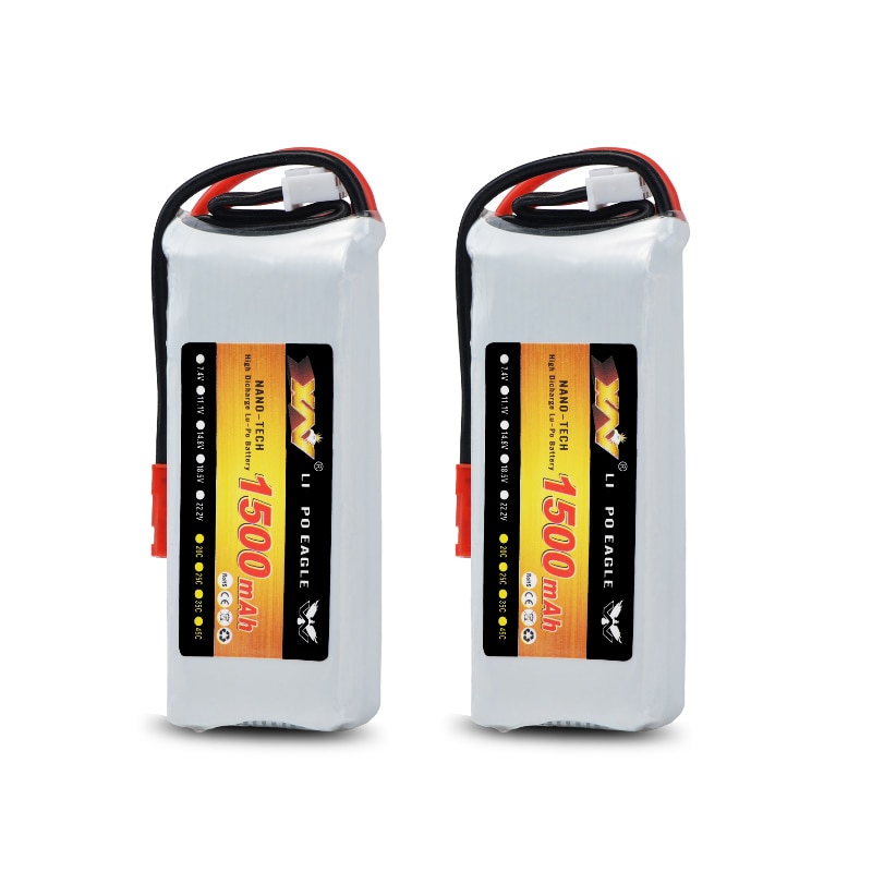 Vervanging 7.4 V 1500 Mah 20C Oplaadbare Lipo Batterij Voor Hubsan H501S H502S H109S H901A Zender