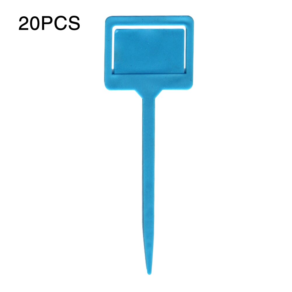 20 pièces étiquette fleur plante PP T Type bricolage jardin réutilisable pelouse pépinière étiquettes