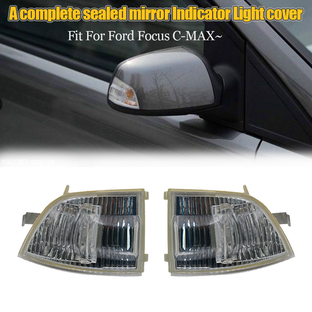 2 Side Led Richtingaanwijzer Covers Auto Wing Spiegel Indicator Led Richtingaanwijzer Cover Case voor Ford # PY10