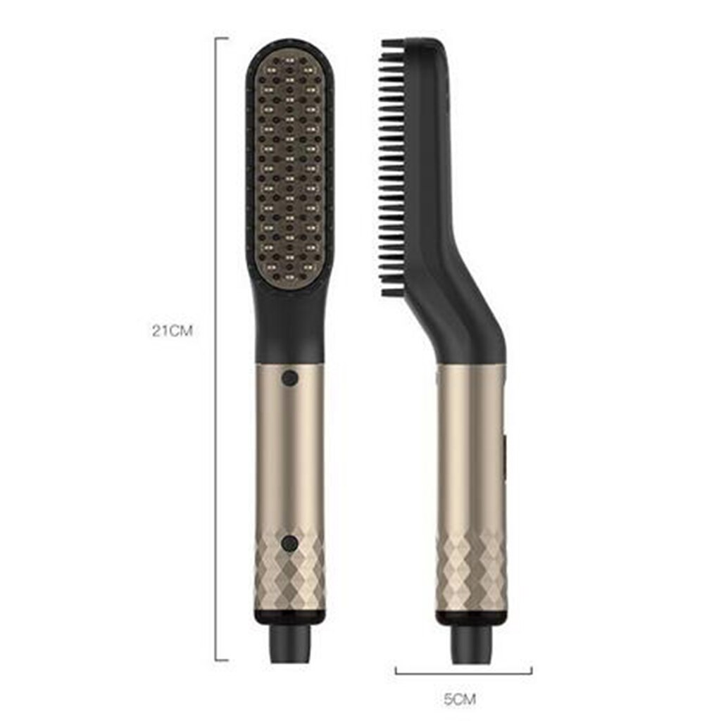 Electric Beard Hair Straightener Comb Brush Multifunctional Heated Styler