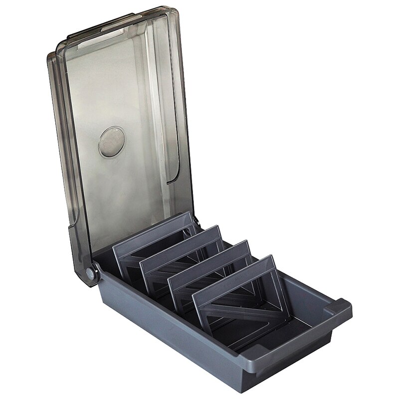 Plastic Business Card Holder Box for Desktop Business Card Storage Box File Index Card Storage Box