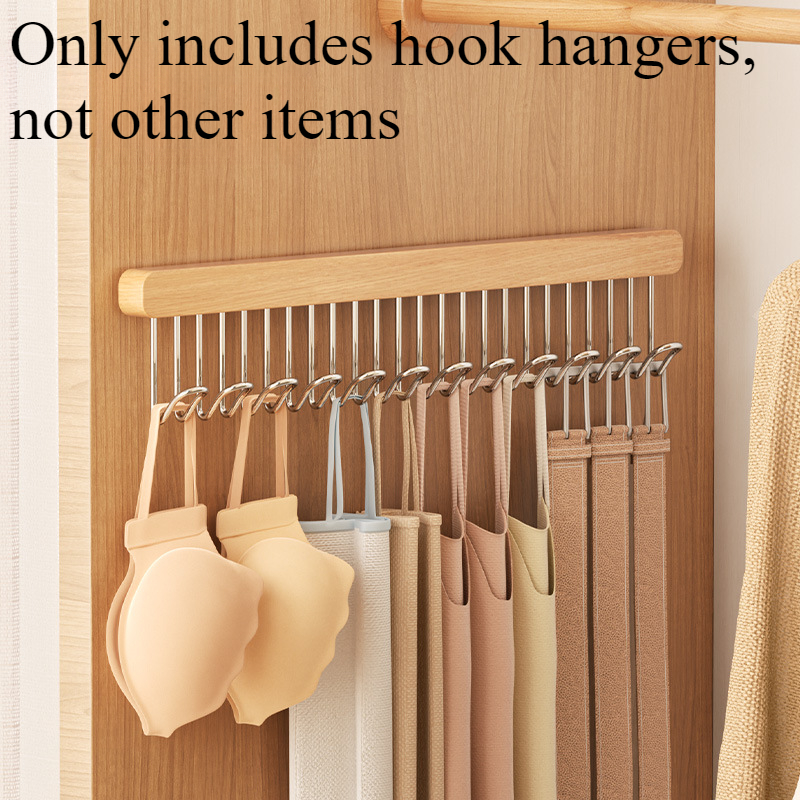 Suspender Hook Hanger Home Pull-out Wardrobe Clothes Drying Storage Rack Underwear Vest Storage Tool Telescopic Hanger: Red