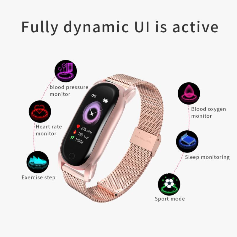 YH6 Smart Bracelet Menstrual Cycle Reminder Music Control Female Bracelet IP67 Waterproof
