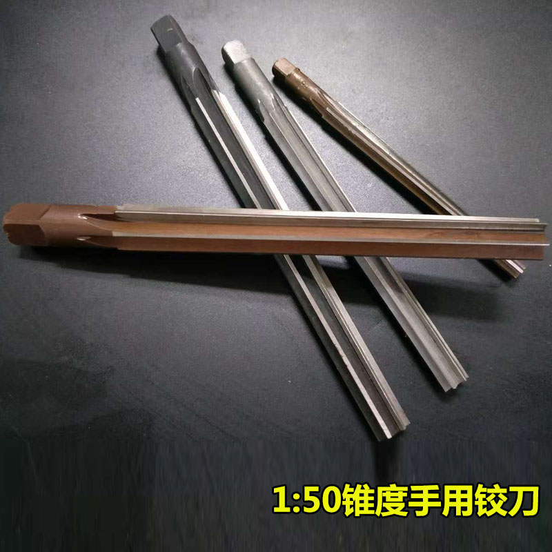 1pcs Material 9SiCr Precision Milling 1:50 Taper Shank Hand Reamer 3/4/5/6/7/8/9/10/11/12/13/14/15/16/18/20mm