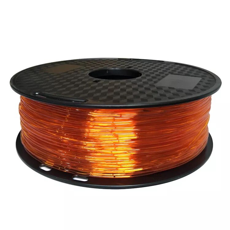 3D Drucker Filament 1,75mm 500G TPU flexibel Filament 85A 3D Kunststoff Druck Filament Druck Materialien Grau Schwarz verrotten lila: transparent Orange
