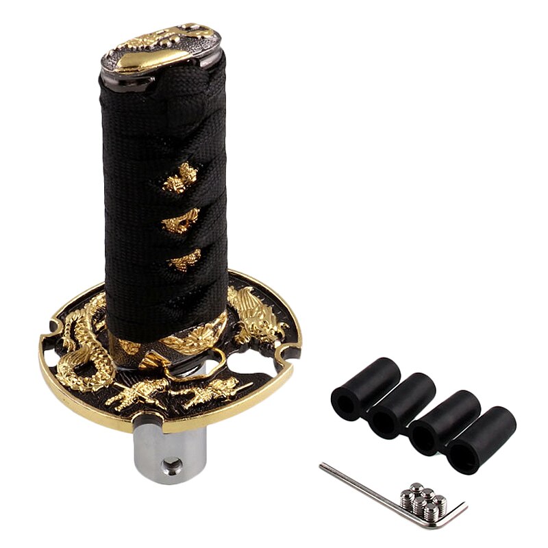 Bilmodifieringstillbehör modifierat växlingshuvud kort samurai växelspak i aluminiumlegering
