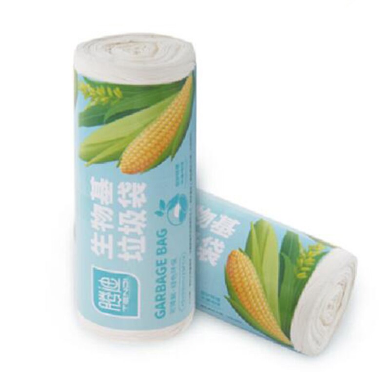 Corn Biodegradable Household Garbage Bags Classified Disposable Toilet Cleaning Kitchen Trash Bags Thicker Plastic Bags Break