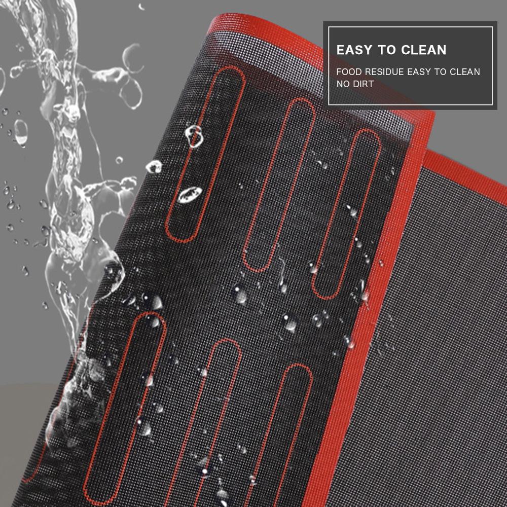 Heat Resistant Oven Sheet Liner Baking Mat for Cookie /bread/ /biscuit/puff/eclair Perforated Silicone Pastry Nonstick Mat Tool