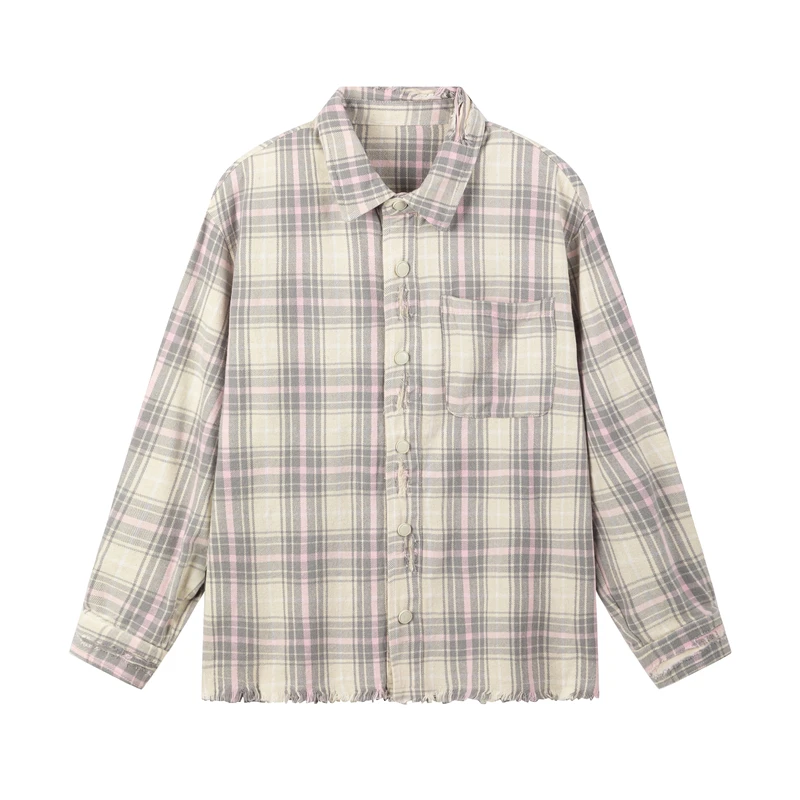 Damebluser trend stilfulde dameternede skjorter luksustoppe mærke bomuldsbluser med lange ærmer til kvinder