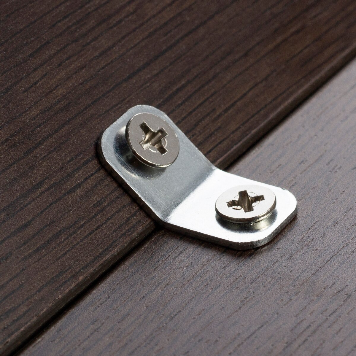 135 degree 1.5mm thick zinc plating iron material metal corner bracket for board connect anti-tip strap connect