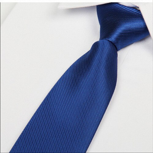 Silke herre slips 8cm kongeblå slips silke slips gravatas masculinas corbatas seda lote
