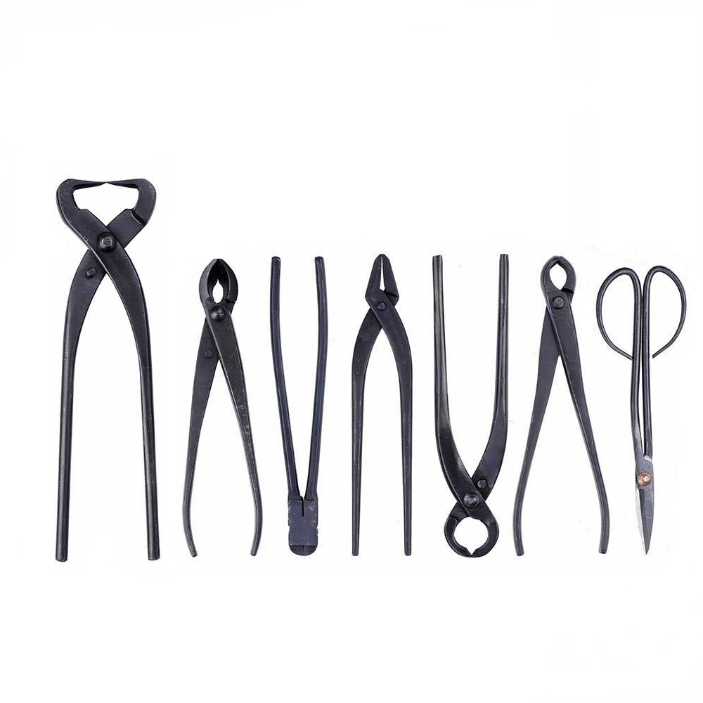 Juego de Herramientas para bonsái, Kit de tijeras de corte extensivo para poda de jardín, herramientas de estilismo para bonsái, 2/3/4/5/6 piezas
