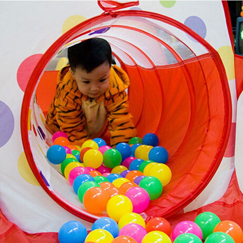 3 In 1 Spielen Zelt Baby Spielzeug Ball Pool für Kinder Kinder Ozean Bälle Pool Faltbare Kinder Spielen Zelt Laufstall tunnel Spielen Haus