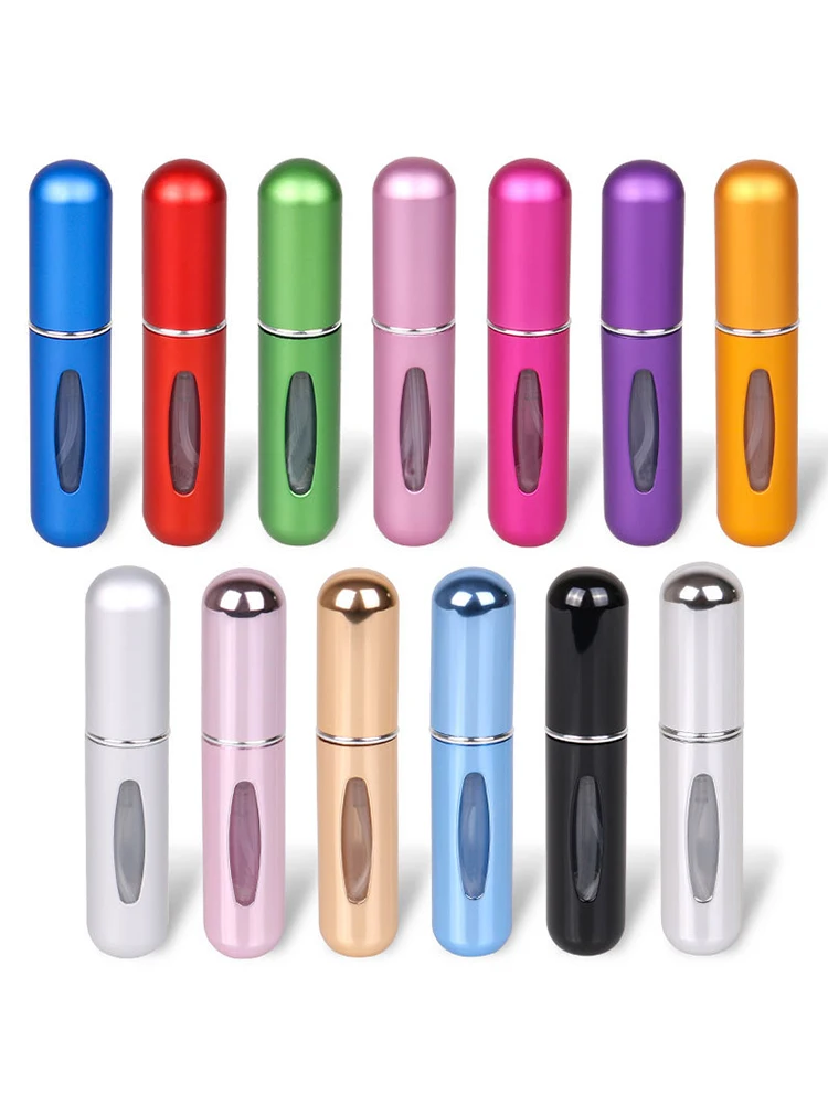 mini flacone di ricarica per profumo da 5ml Conveniet atomizzatore pompa flacone spray riutilizzabile in alluminio flacone atomizzatore per i viaggi