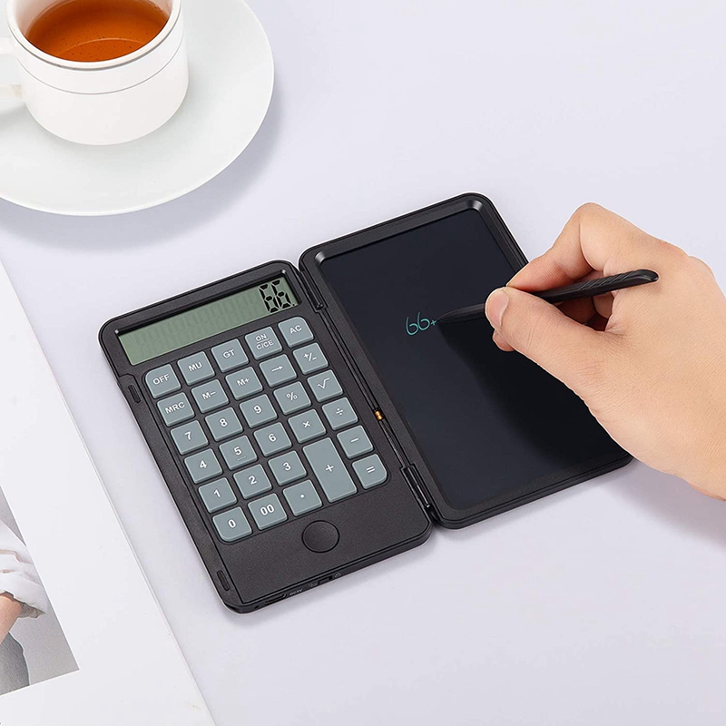 Rechner, Standard Funktion Schreibtisch Rechner mit 6,5 Zoll LCD Schreiben Tablette für Täglichen und Grundlegende Büro