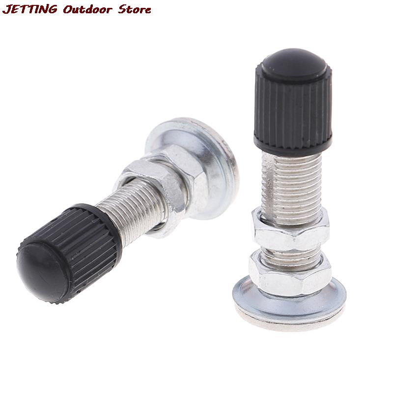 2 Stuks 38Mm Ventiel Fiets Schrader Valve Ultralight Zinklegering Voor Mtb Weg Mountainbike Fiets Accessoires