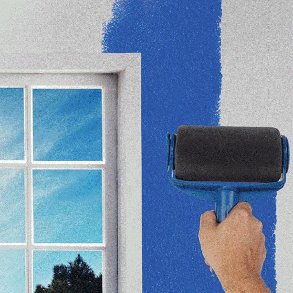 Verf Roller Borstel Gereedschap Set, Diy Muur Afdrukken Borstel Kit Met Verf Runner Pro Borstel, smart Verf Roller Applicator