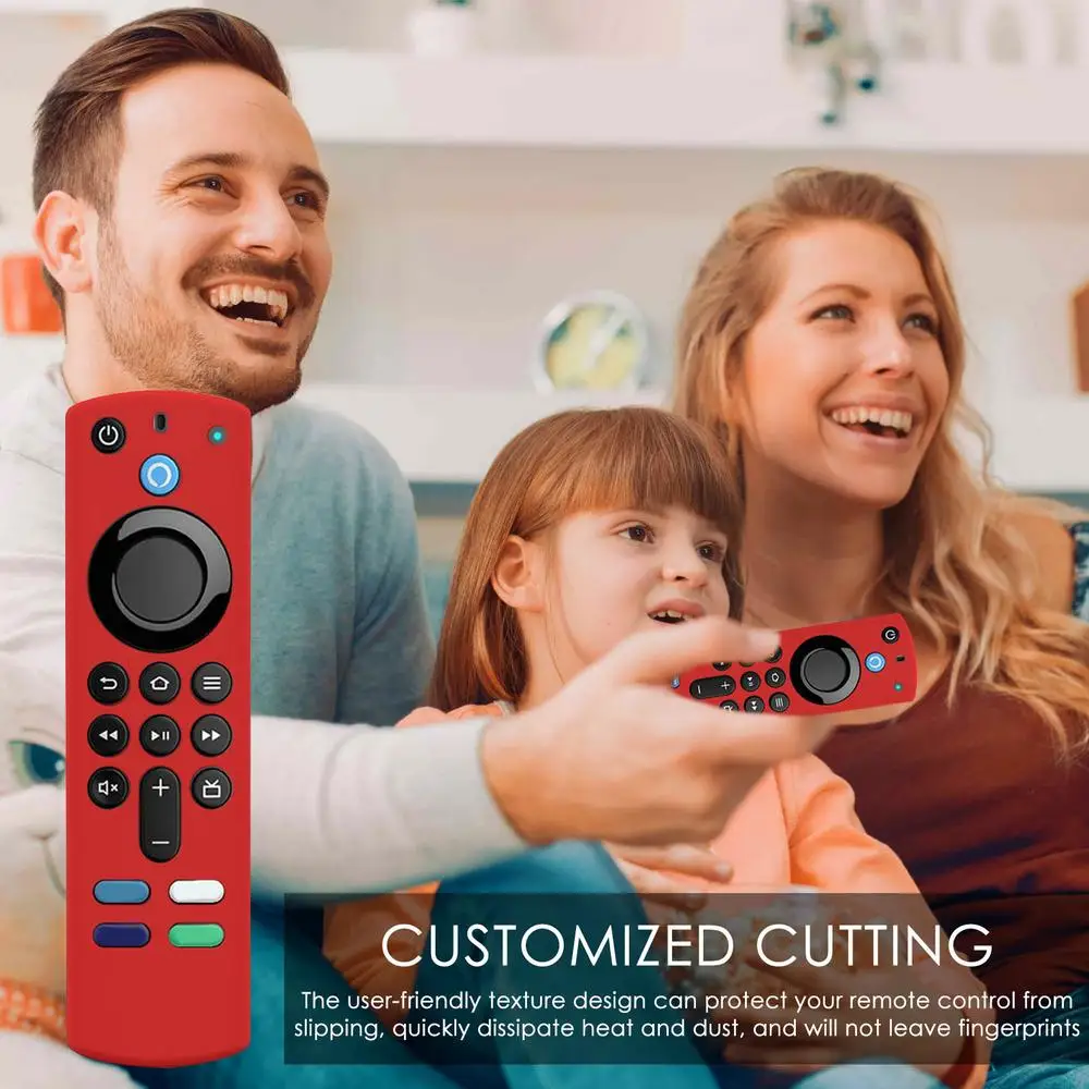 WESOPRO Silicone Case Protective Cover For Fire TV Stick 4K MAX/ 3rd Gen /4K Remote Control Anti Dustproof Case Shell