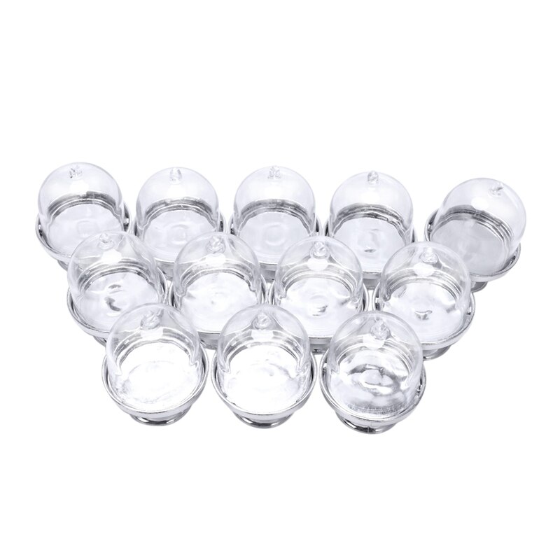 24 pièces Mini présentoir à gâteaux boîte de Cupcake boîte de bonbons en plastique de fête de mariage, 12 pièces bleu et 12 pièces argent