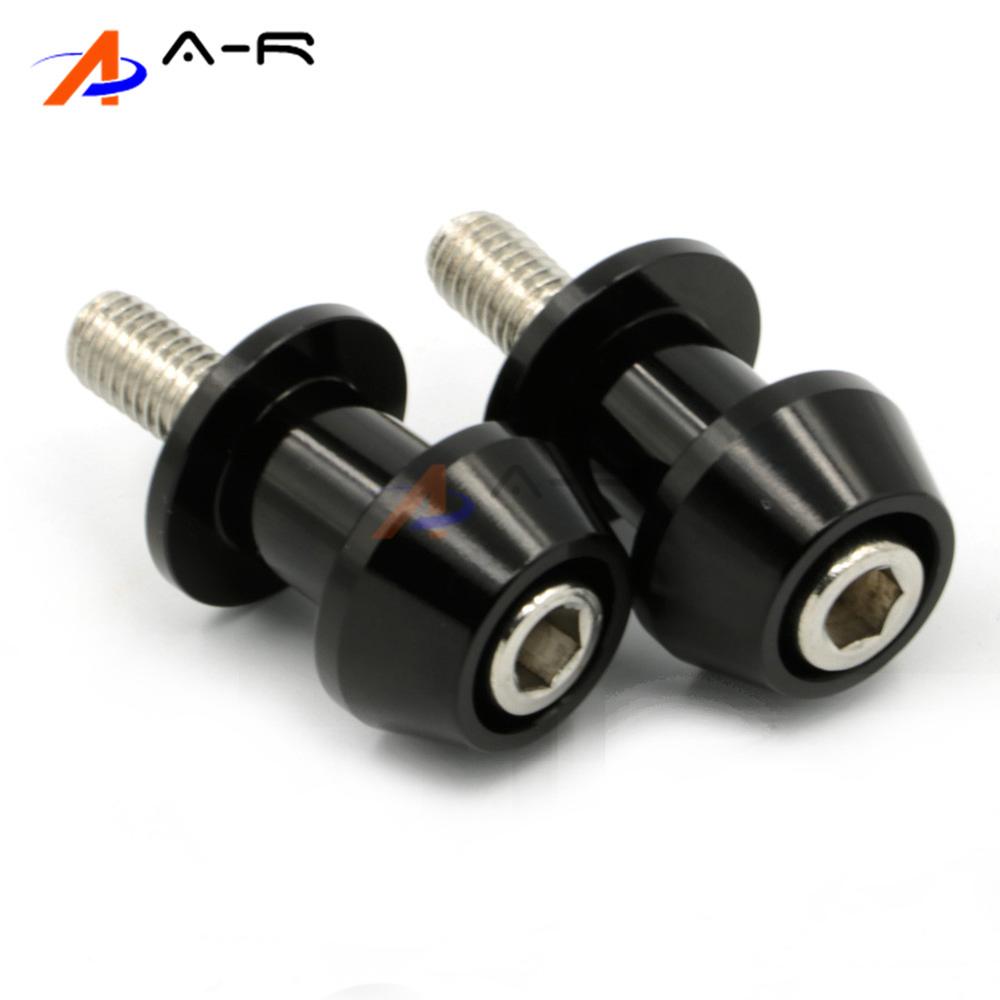Paar 6mm CNC Achterbrug Spoelen Sliders Stands Spoelen Voor Yamaha YZF-R1 YZF-R6 R1 R6 R6S R15 FZ1 FZ6 FZ8 TMAX Vmax FZ1 MT-01 MT01