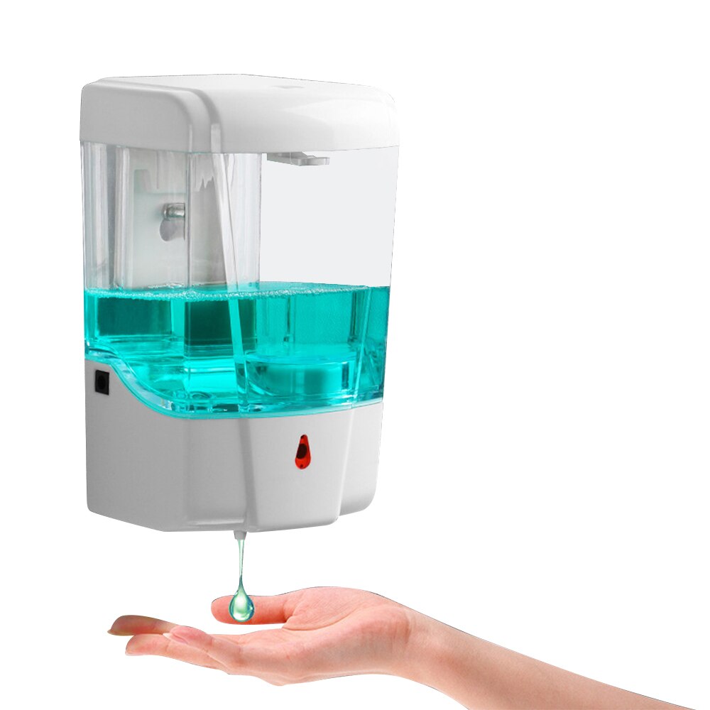 700mL Automatic Soap Dispenser Wall-mounted Infrared Soap Dispenser with IR Sensor Hand Washing Machine Touchless Soap Container