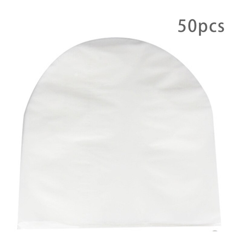 50Pcs 12 Inch Paper Sleeves Blu-ray Disc Clear Paper Case with Transparent Flap