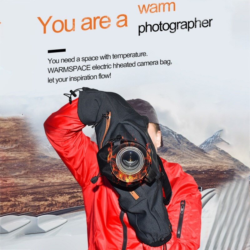 Winter Outdoor Shooting Camera Bag Cold-proof SLR Camera Warmer Protective Case Velvet Camera Fall-proof Screen Cover Thermal Ba