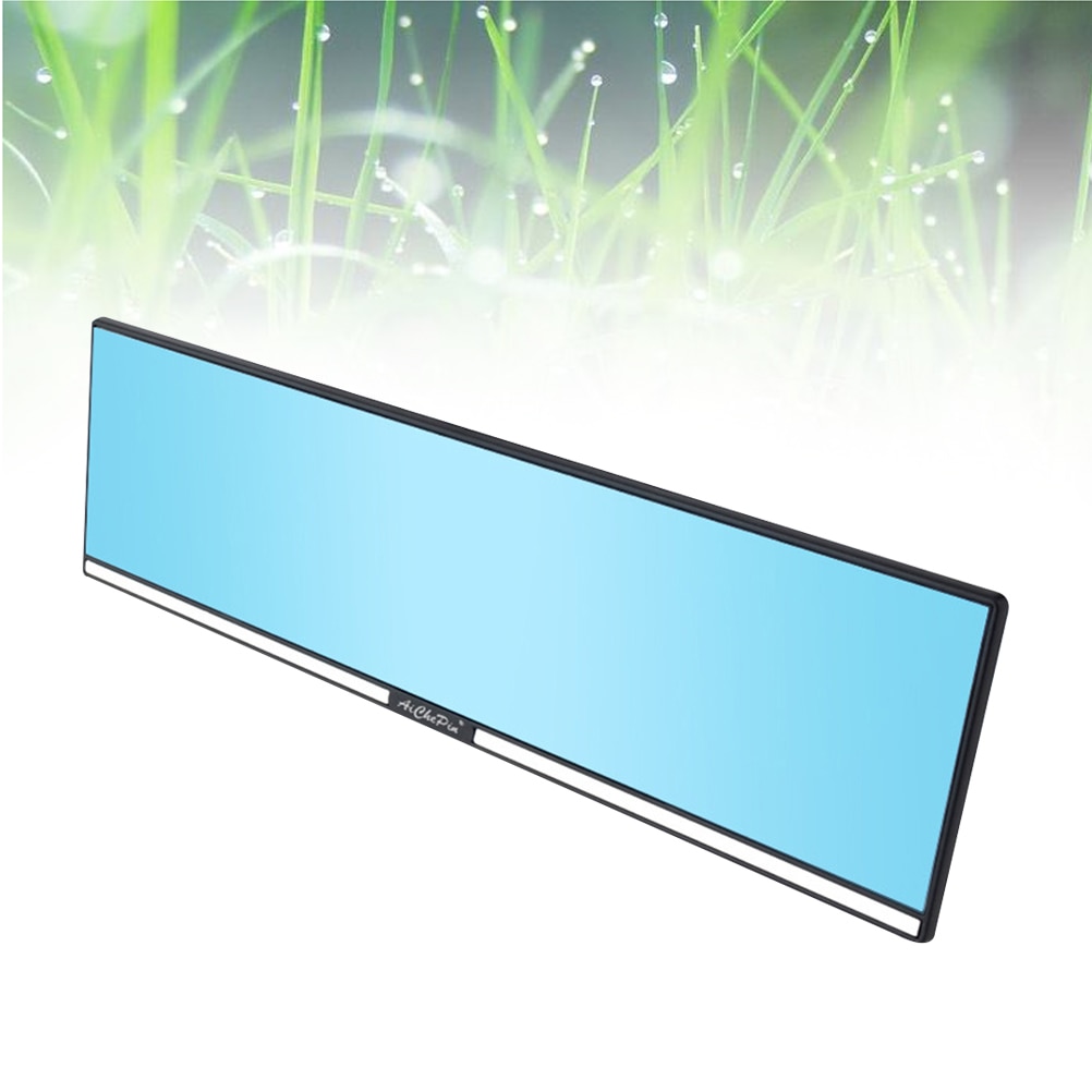 1Pcs Anti-glare Anti-dazzling Universal Car Rear View Mirror Blue Glass Large Vision Interior Rearview Mirror A30