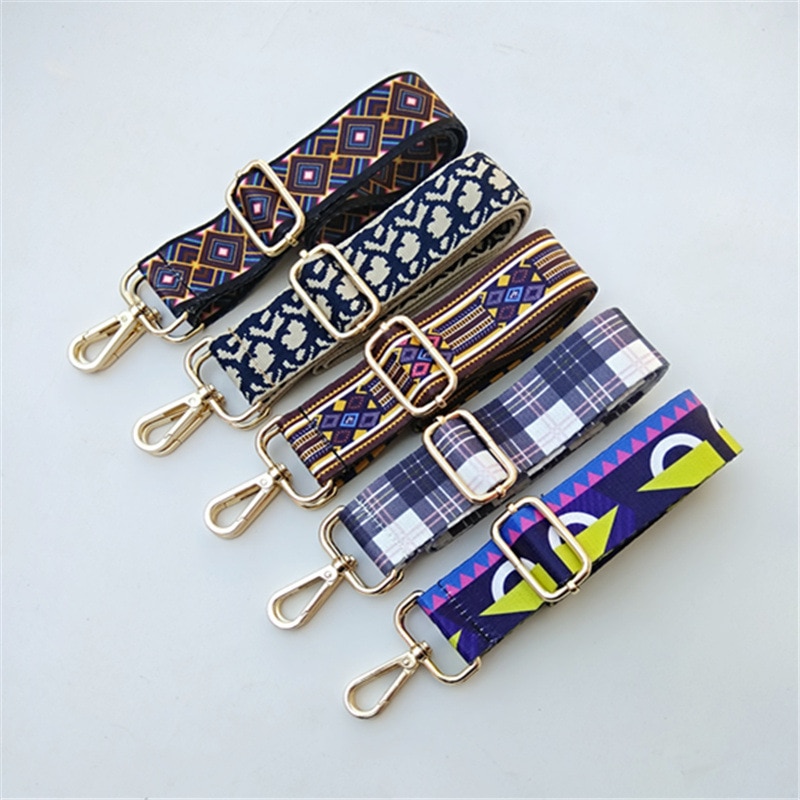 Bloem Zak Accessoires Tas Riem Vrouwen Goud Zilver Riem Handgrepen Ornament Handtassen Schouder Cross Body Messenger Riem Etnische