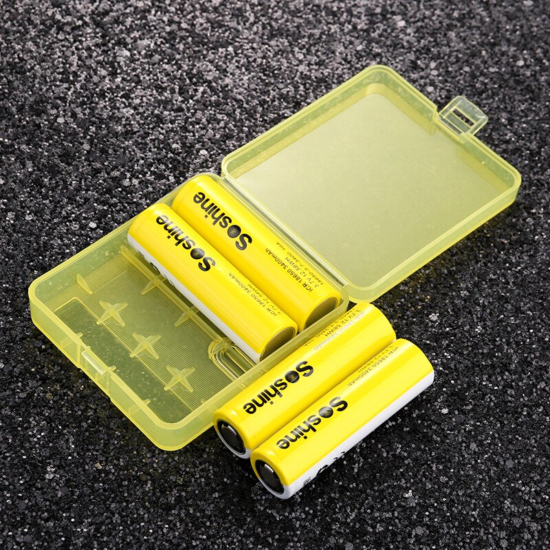 Soshine 3.7V Rechargeable 18650 Battery Cell 3400mAH For Led Torch Headlamp Bicycle Light
